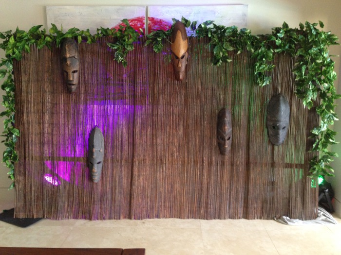African Reed Backdrop - Prop For Hire