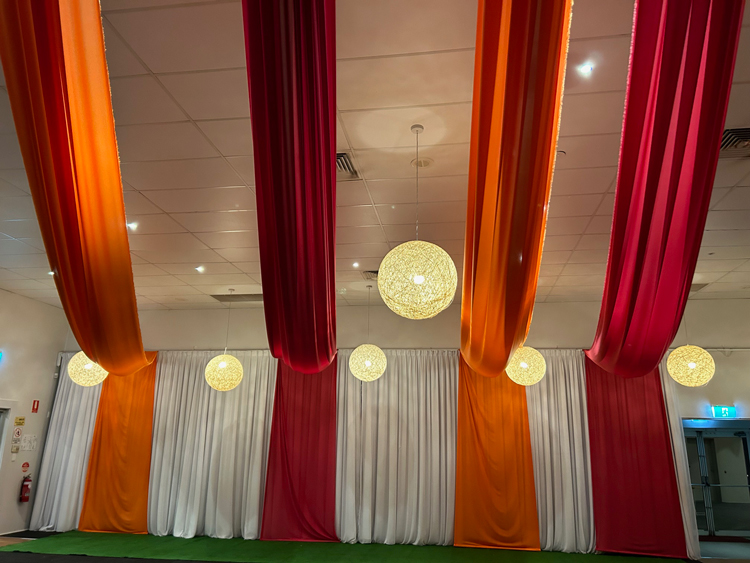 Arabian Ceiling Draping - Prop For Hire