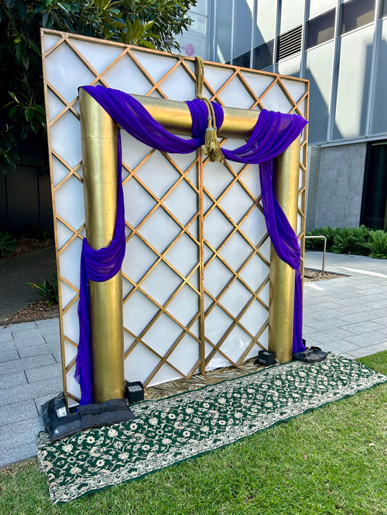 Arabian Lattice Backdrop - Ace Props and Events