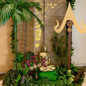 Asian Photo Backdrop Buddha - Prop For Hire