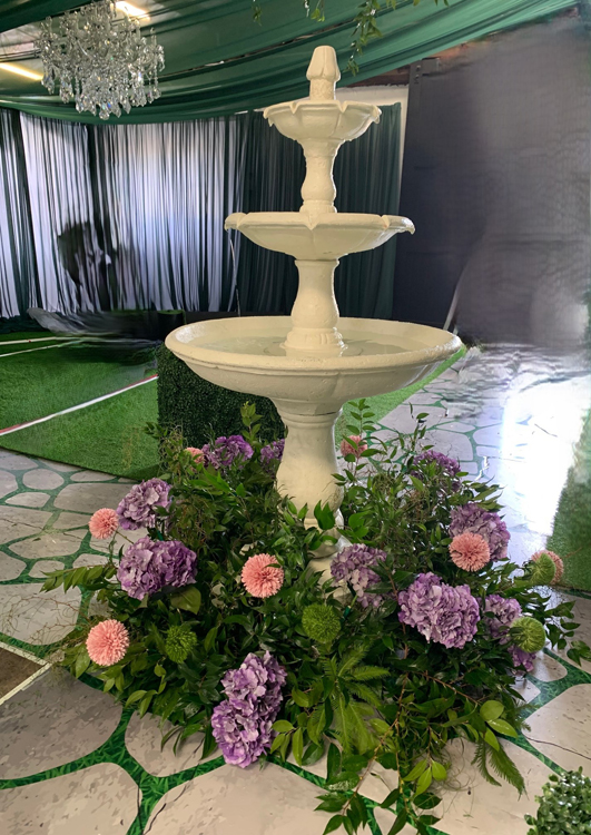 British Garden Fountain - Prop For Hire