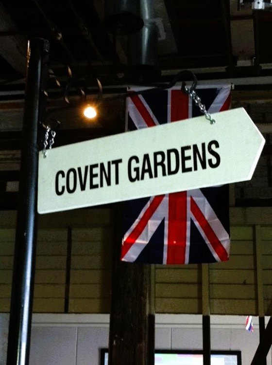 British Signage - Prop For Hire