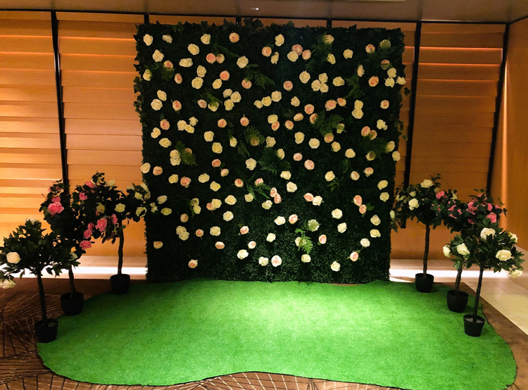 Garden Photo Backdrop - Prop For Hire